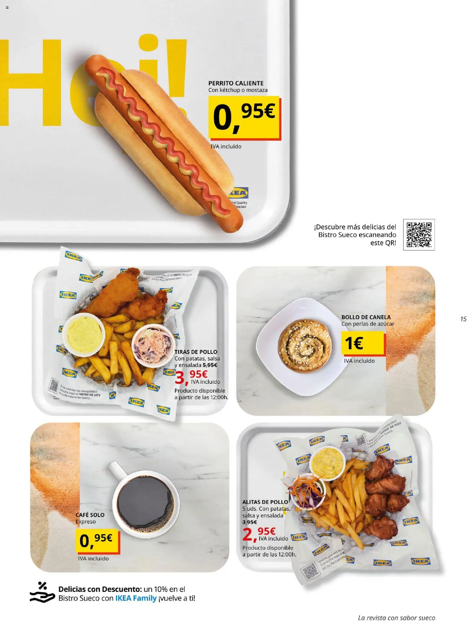 Catálogo IKEA Fika │ válido desde el 01.04.2026 | Página: 15 | Productos: Café, Té, Ensalada