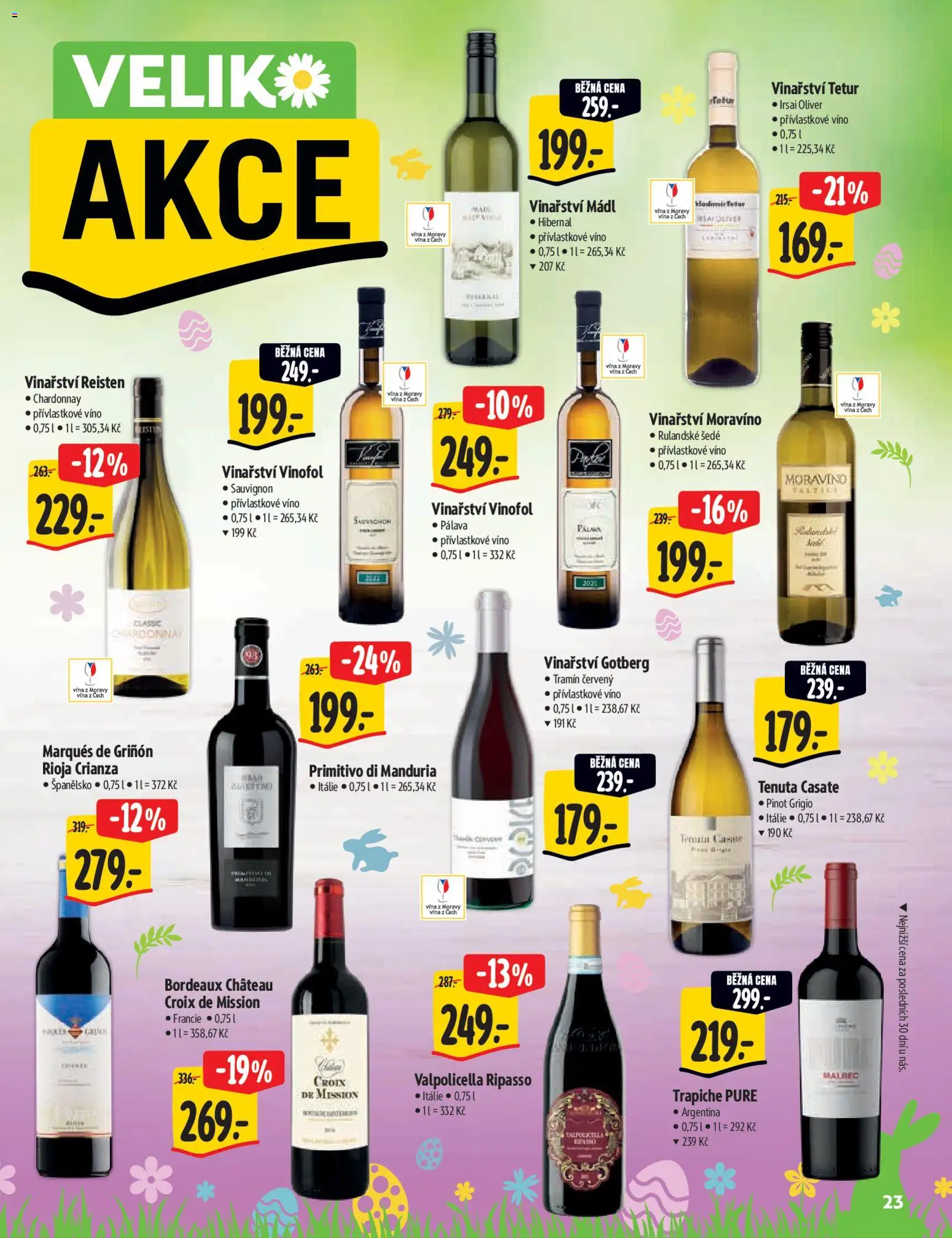 Albert katalog - Hypermarket - Delikatesy od 11.03.2026 | Strana: 23 | Produkty: Víno, Primitivo Di Manduria, Primitivo, Tramín červený