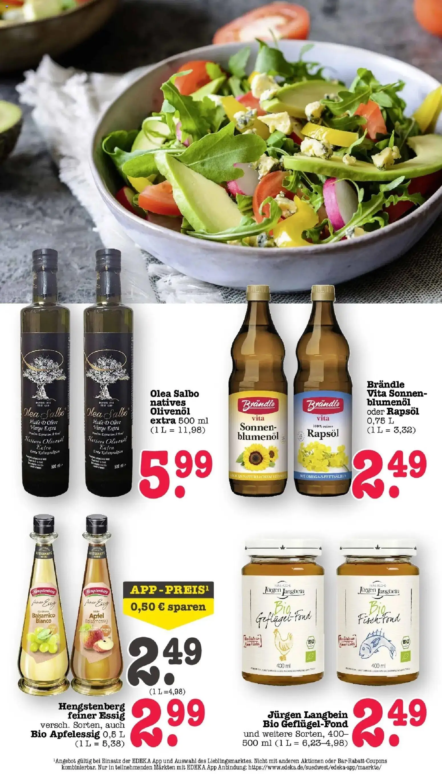 Edeka prospekt Wörth Am Rhein	 – gültig ab 05.04.2026 | Seite: 33 | Produkte: Balsamico, Essig, Sonnenblumenol, Äpfel