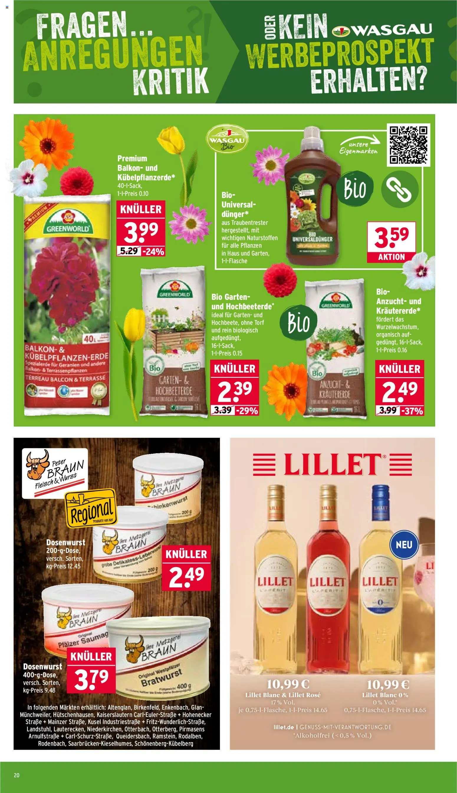 Wasgau Prospekt 	 – gültig ab 27.04.2026 | Seite: 20