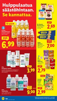 Lidl-mainoslehti voimassa 01.01.2026 alkaen | Sivu: 22 | Tuotteet: Majoneesi, Kasvojenpuhdistusaine, Sriracha