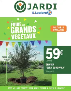 Brico E.Leclerc - Prévisualisation de Brico E.Leclerc - Trafic jardi printemps 3 - grands vegetaux valide à partir de 07.04.2026