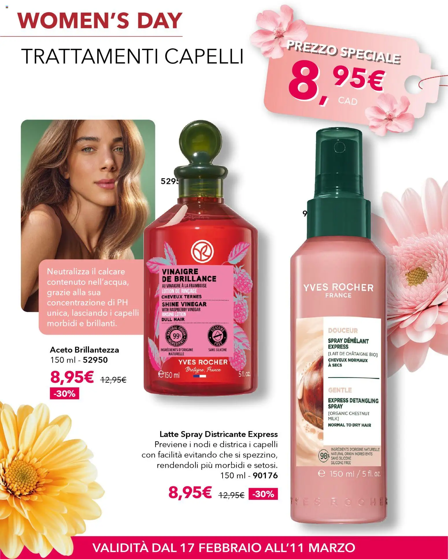 Volantino Yves Rocher del 17.02.2026 | Pagina: 3 | Prodotti: Latte, Aceto, Silicone