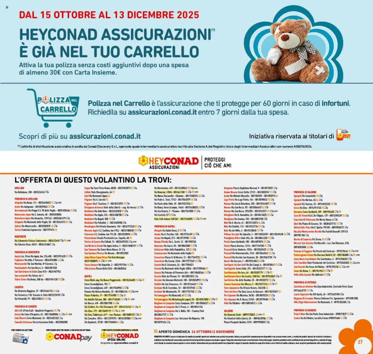 Volantino Conad del 22.10.2025 | Pagina: 27 | Prodotti: Carrello