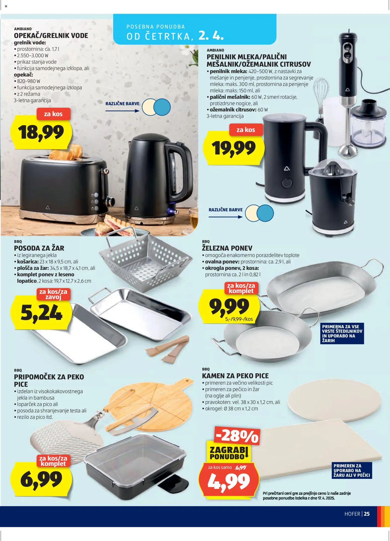 Hofer SI katalog | vrijedi od 25.03.2026 | Stranica: 25