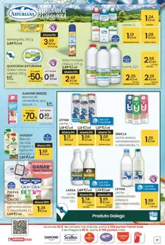 Vista previa Eroski Quieres ahorrar conmigo válido desde el 26.03.2026 | Página: 17 | Productos: Leche, Queso, Crema, Bebida de almendras