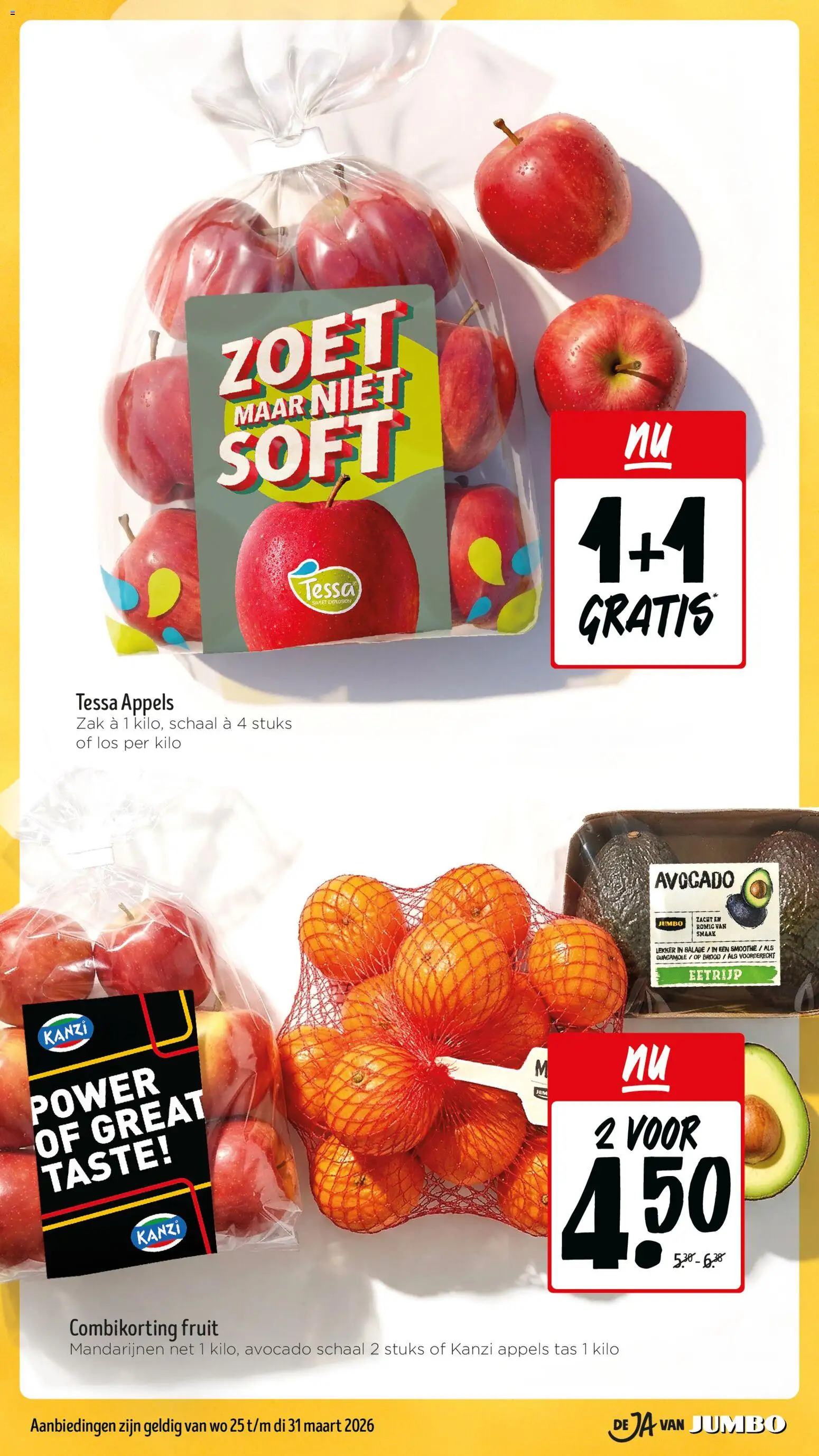 {H1} | Pagina: 18 | Producten: Avocado, Appels, Mandarijnen, Zak