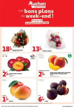 Auchan - Les bons plans du week-end dans votre super ! - Voorbeeld van een folder van Auchan, geldig van 28.08.2025