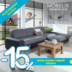Möbelix Akciós újság - amely érvényes a következő dátumtól: 29.09.2025