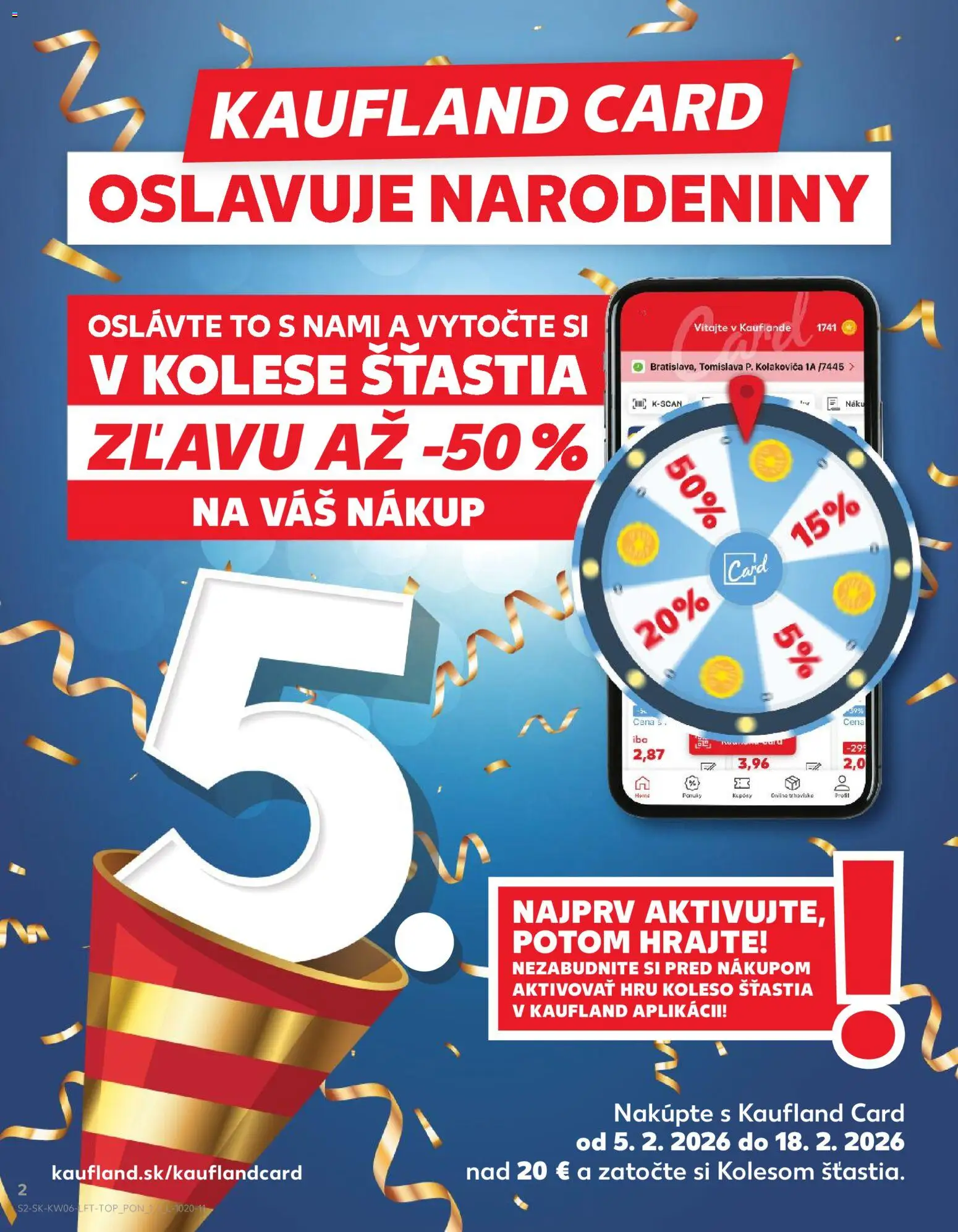 Nové Kaufland akcie – leták je platný od 05.02.2026 | Strana: 2