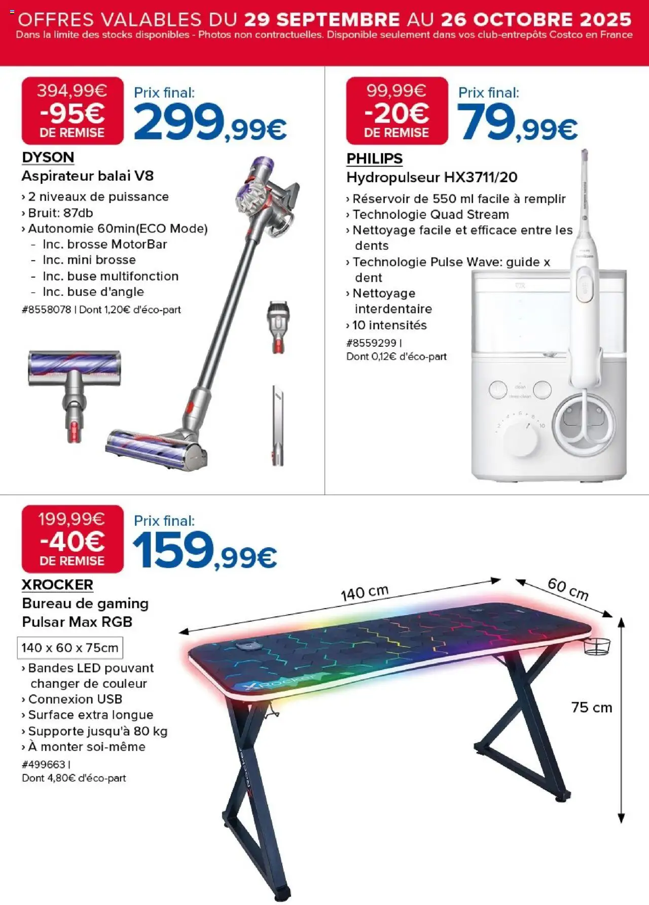 {H1} | Page: 3 | Produits: USB, Aspirateur, Brosse, Balai