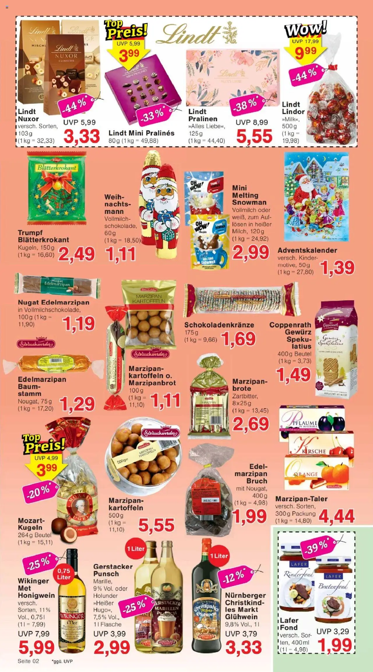 Jawoll Prospekt – gültig ab 06.10.2025 | Seite: 2 | Produkte: Kartoffeln, Lindt