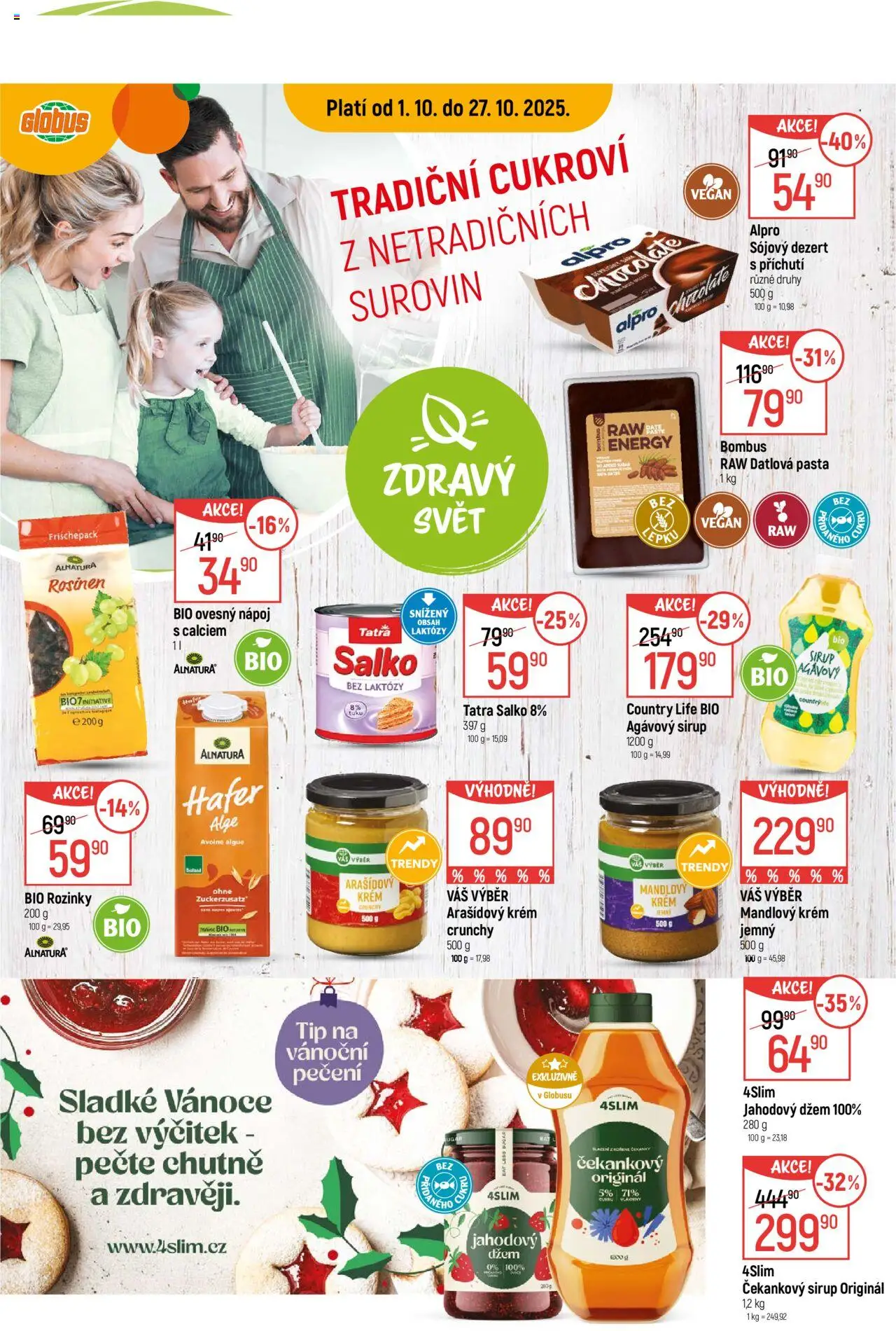 Globus leták - Trmice od 01.10.2025 | Strana: 5 | Produkty: Vegan, Ovesný nápoj, Salko, Čekankový sirup