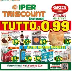 Anteprima del volantino Volantino Ipertriscount	 valido a partire dal 16.01.2026