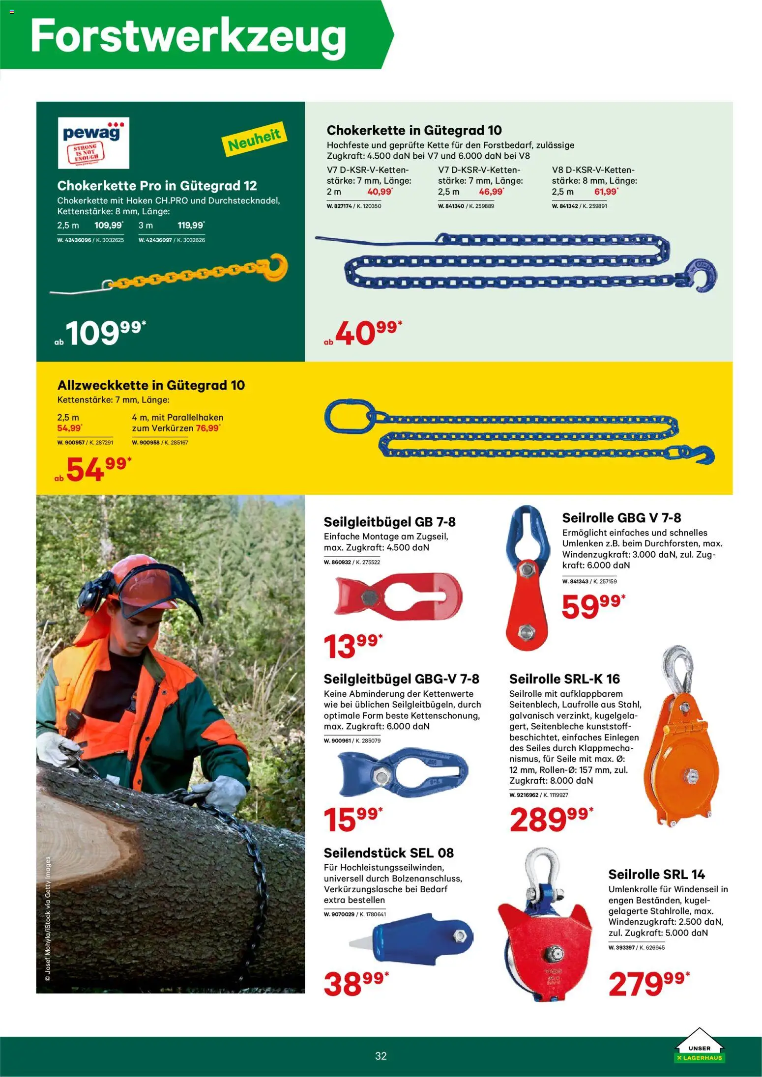 Lagerhaus  Forstkatalog gültig ab 05.11.2025 | Seite: 32