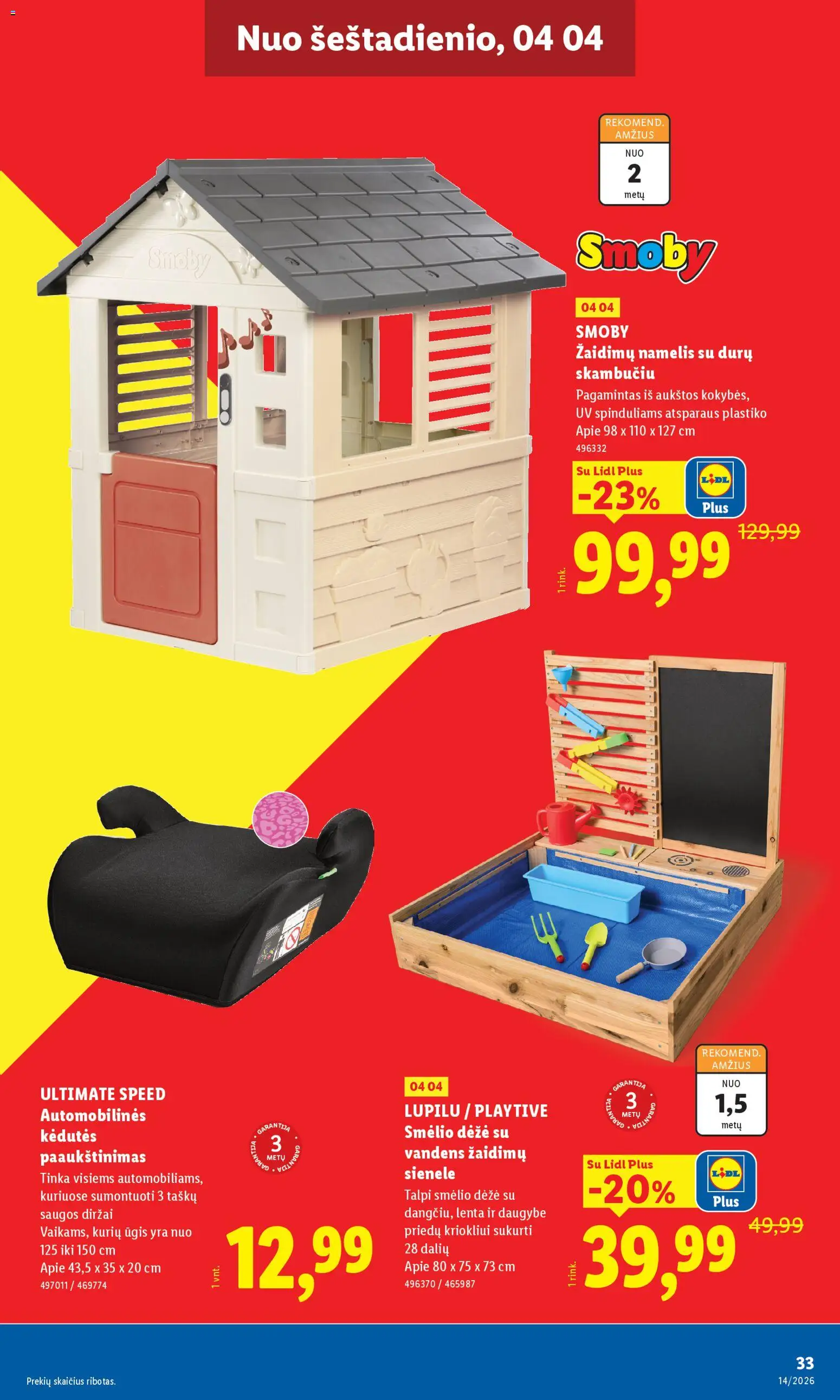 LIDL akcijos nuo 30.03.2026 | Puslapis: 33