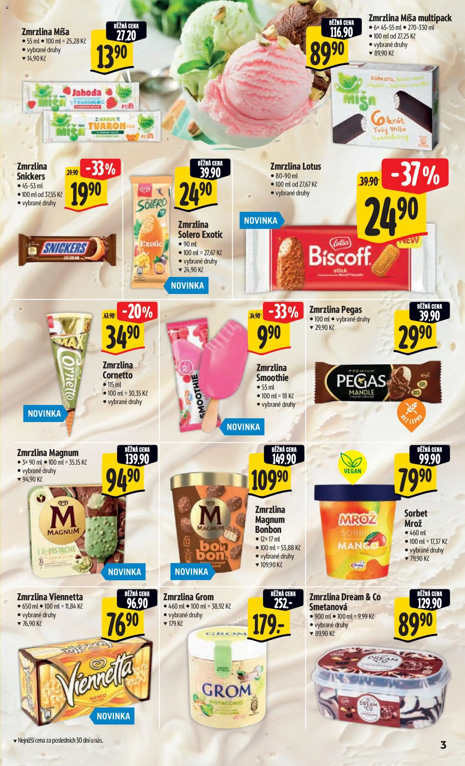 Albert leták - Hypermarket - Harfa od 15.04.2026 | Strana: 9 | Produkty: Vegan, Zmrzlina, Smoothie, Mandle