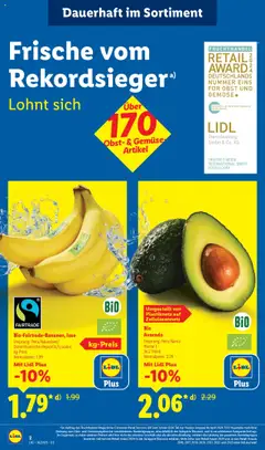 Lidl Prospekt 	 - gültig ab dem 01.09.2025 | Seite: 2 | Produkte: Avocado, Gemüse, Obst