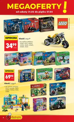 Náhled letáku Biedronka Polsko leták - Hity i inspiracje od 21.02.2026 | Strana: 2 | Produkty: LEGO, PC, Lego Friends, Lego Technic