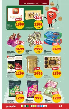 MERCI CSOKOLÁDÉ DESSZERT*, 2-féle, 250 g - amely érvényes a következő dátumtól: 11.12.2025 | Oldal: 16