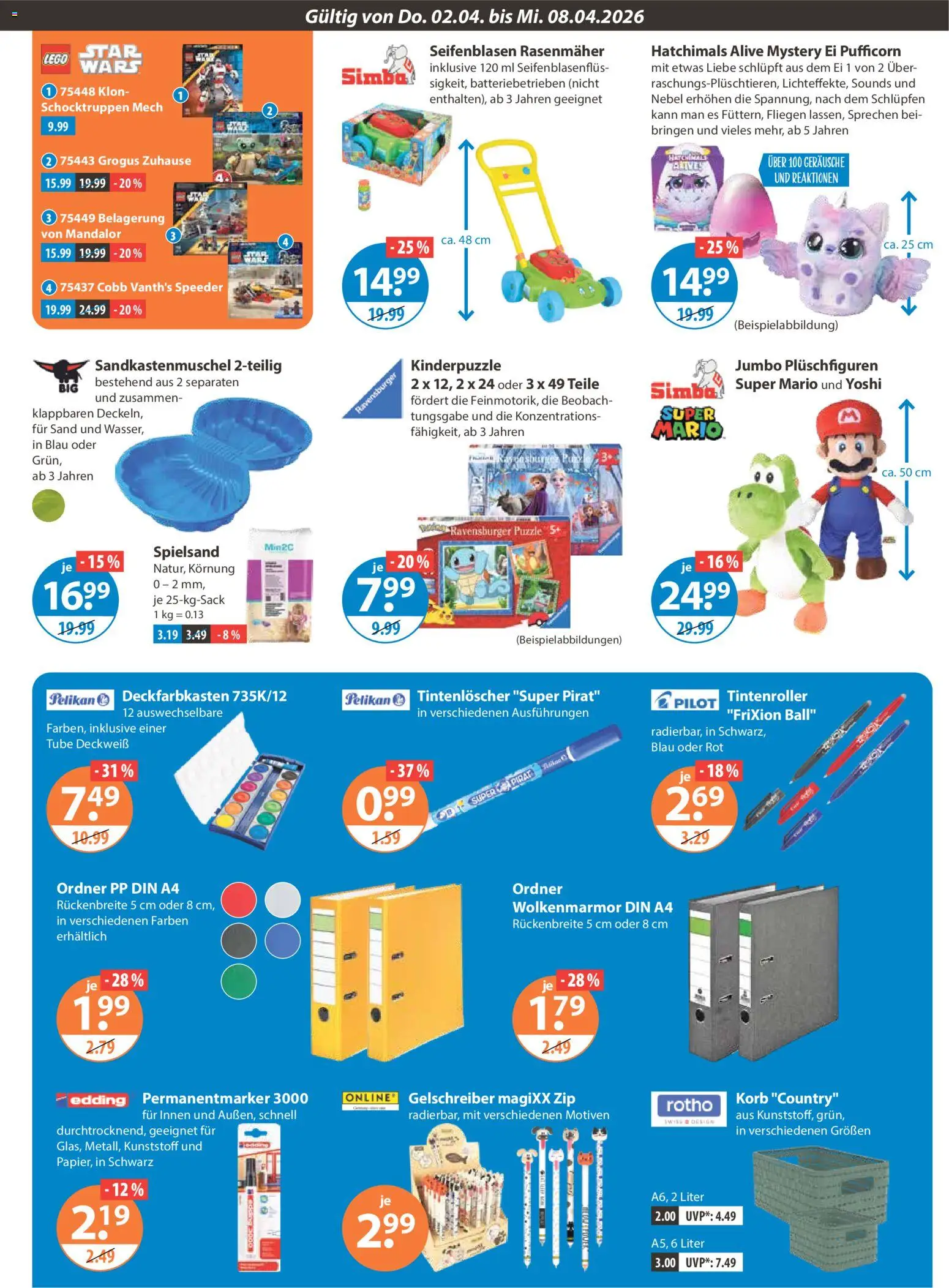 V-Markt Angebote – gültig ab 02.04.2026 | Seite: 19 | Produkte: Rasenmäher, Korb