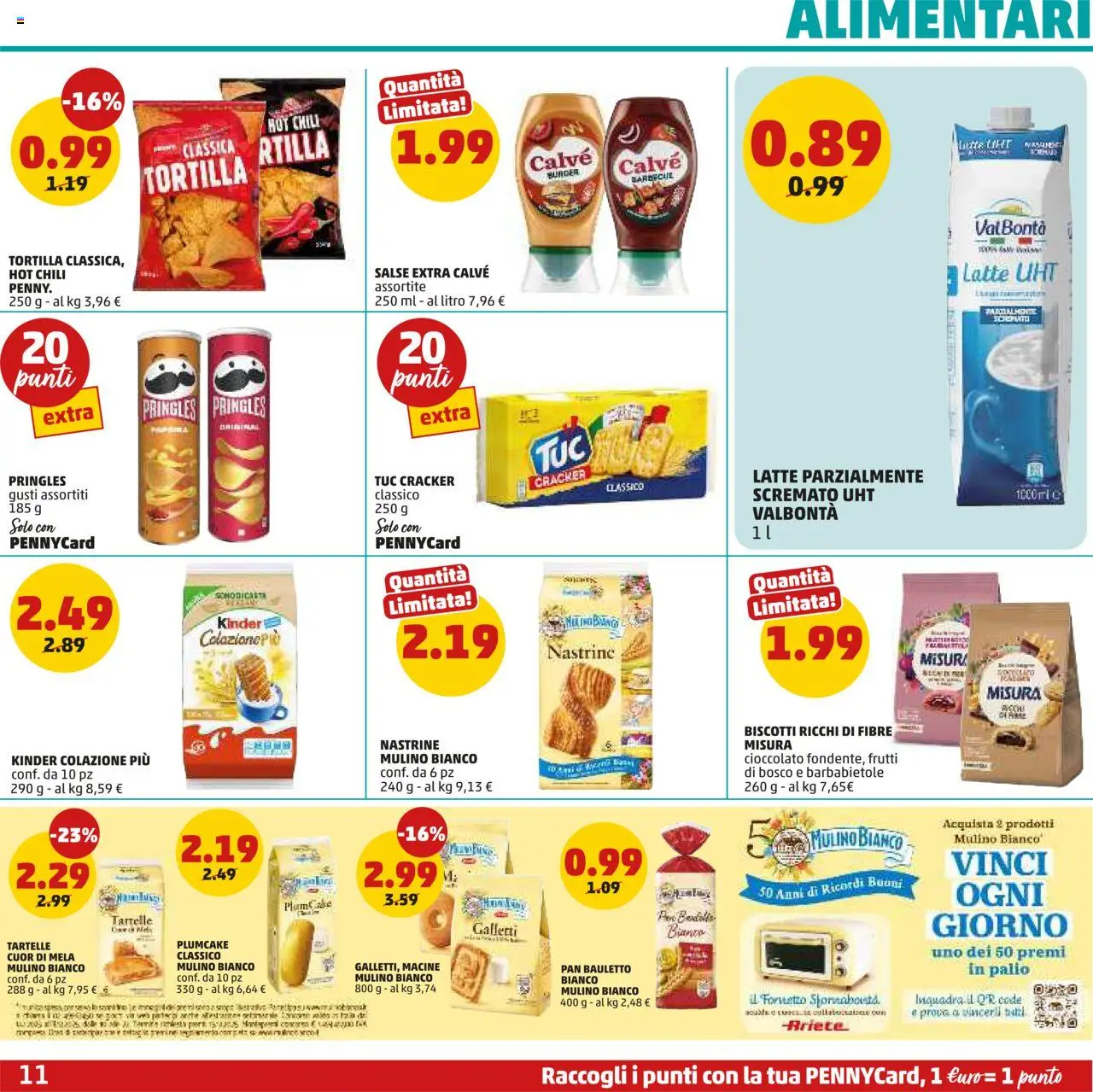 Volantino PENNY del 09.10.2025 | Pagina: 11 | Prodotti: Cioccolato, Biscotti, Latte, Plumcake