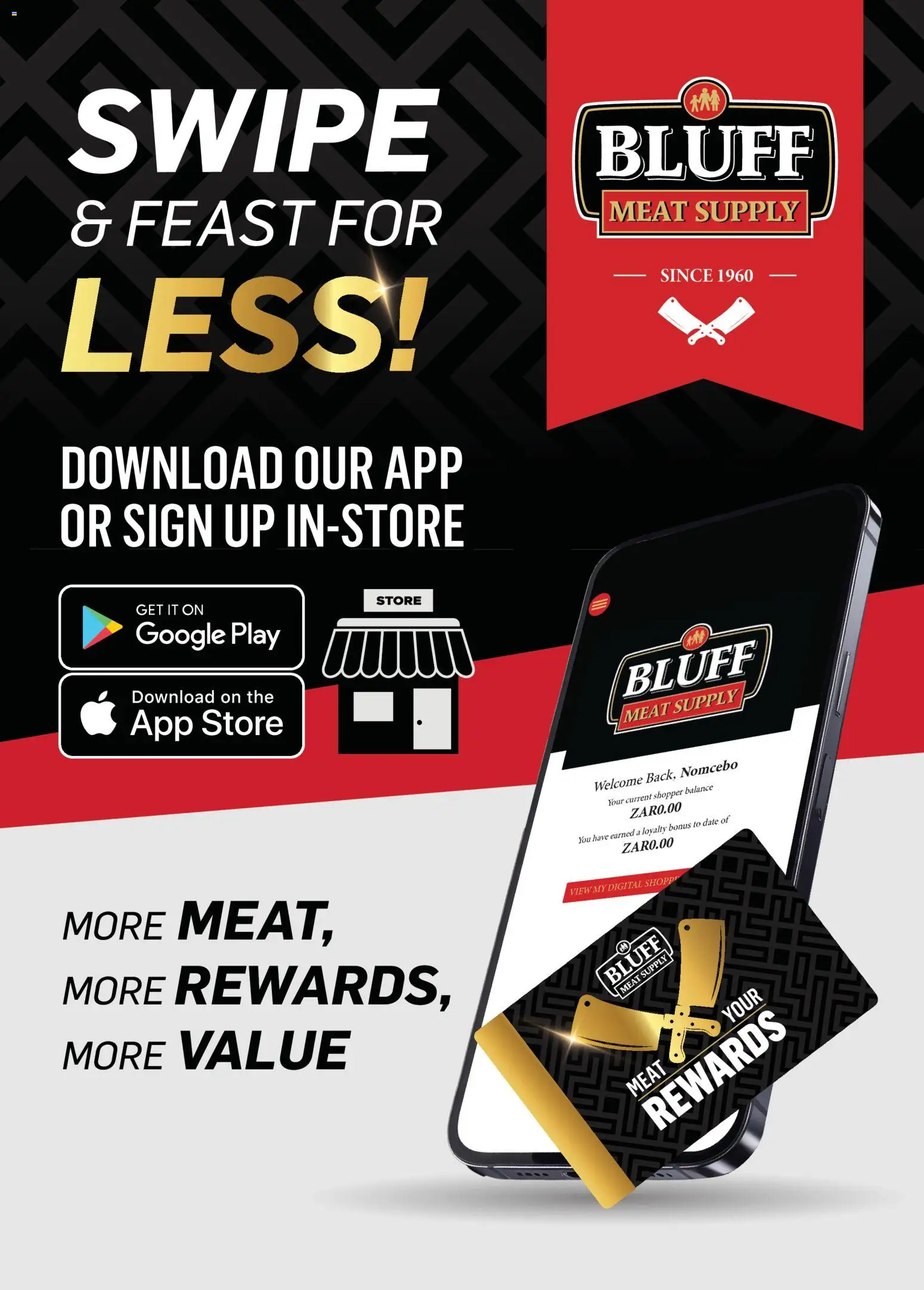 New Bluff Meat Supply catalogue – valid from 01.04.2026 | Page: 1