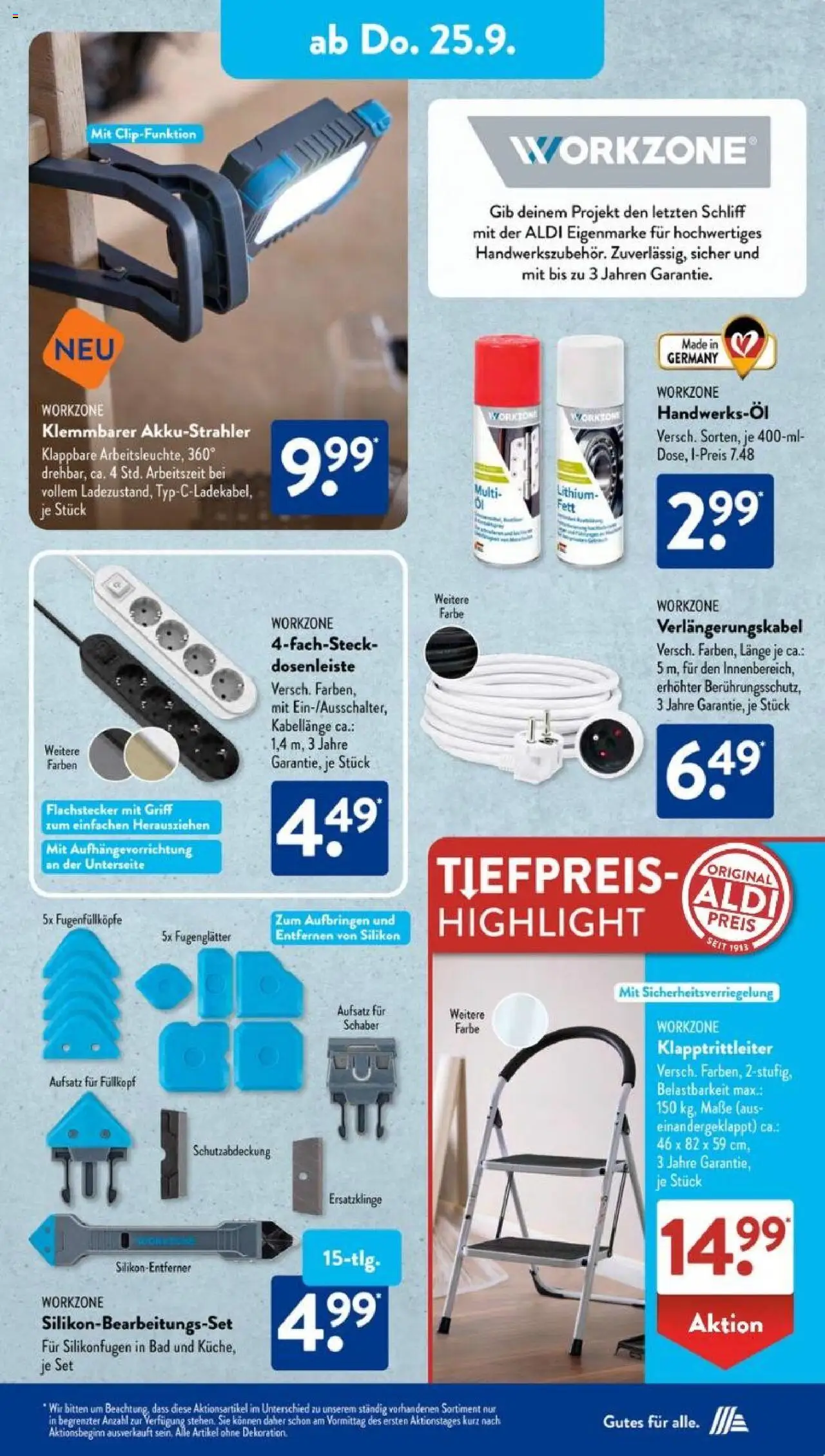 Aldi Süd Prospekt 	 – gültig ab 22.09.2025 | Seite: 9 | Produkte: Bad