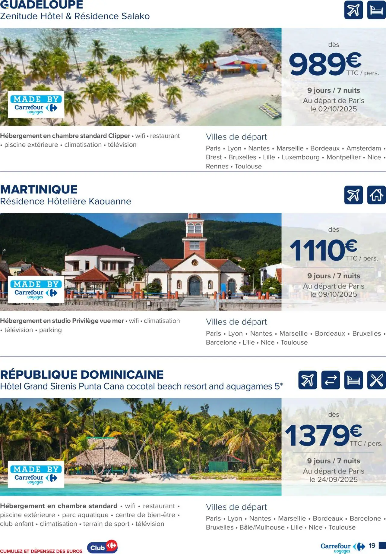  | Page: 19 | Produits: Télévision, Climatisation