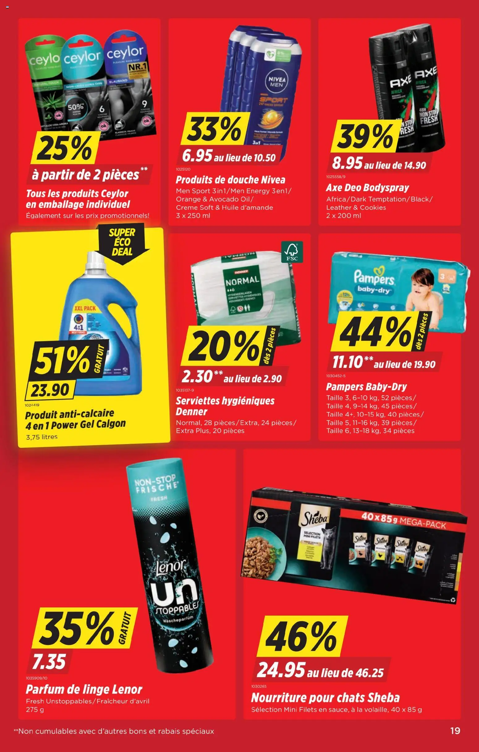 Denner Aktionen FR – gültig ab 11.11.2025 | Seite: 19 | Produkte: Deodorant, Avocado, Pampers, Creme