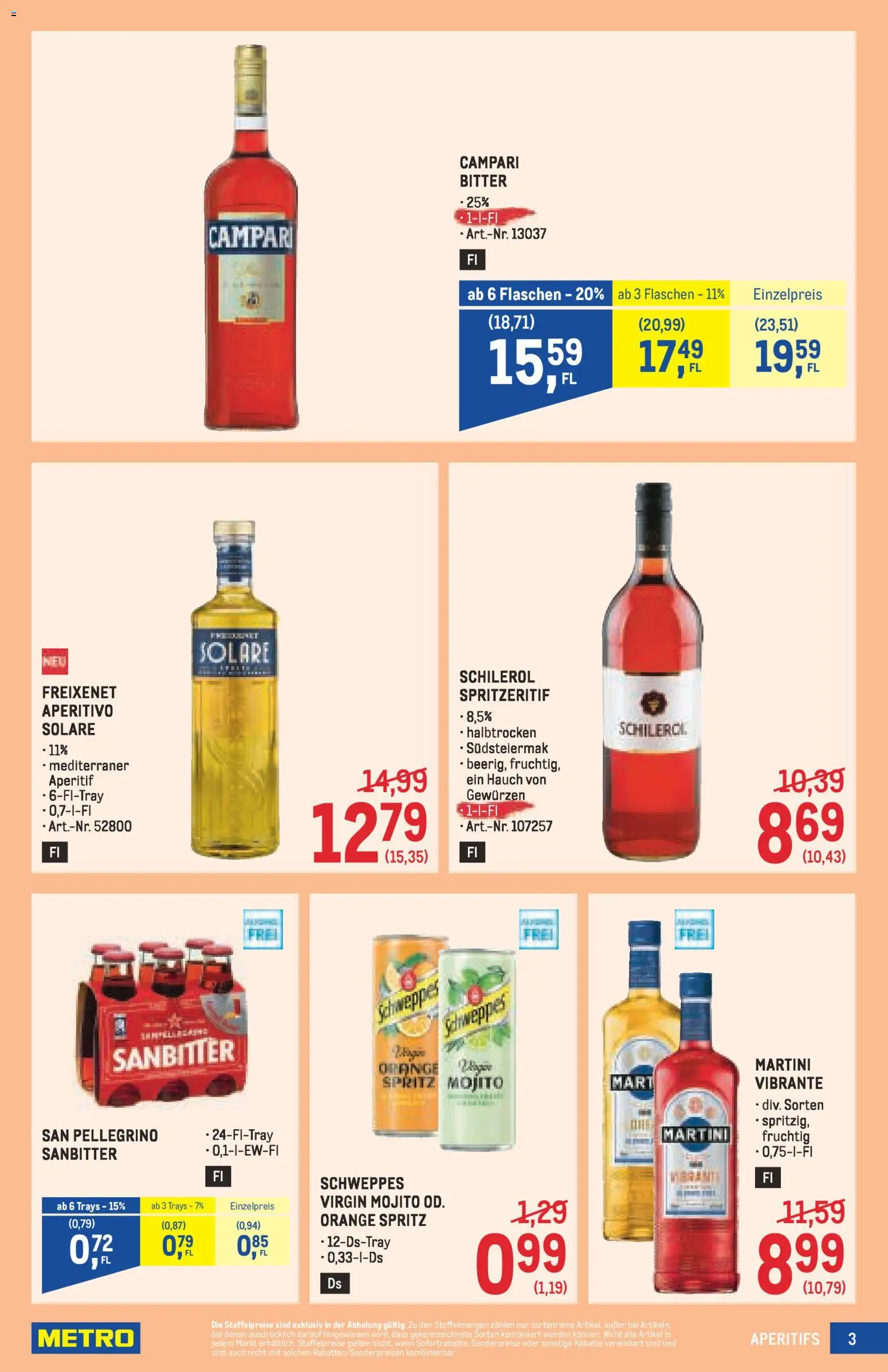 Metro angebote Getränke Spezial gültig ab 30.04.2026 | Seite: 3 | Produkte: Nauriit