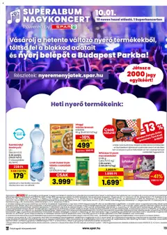Spar akciós ujság - amely érvényes a következő dátumtól: 18.09.2025 | Oldal: 19