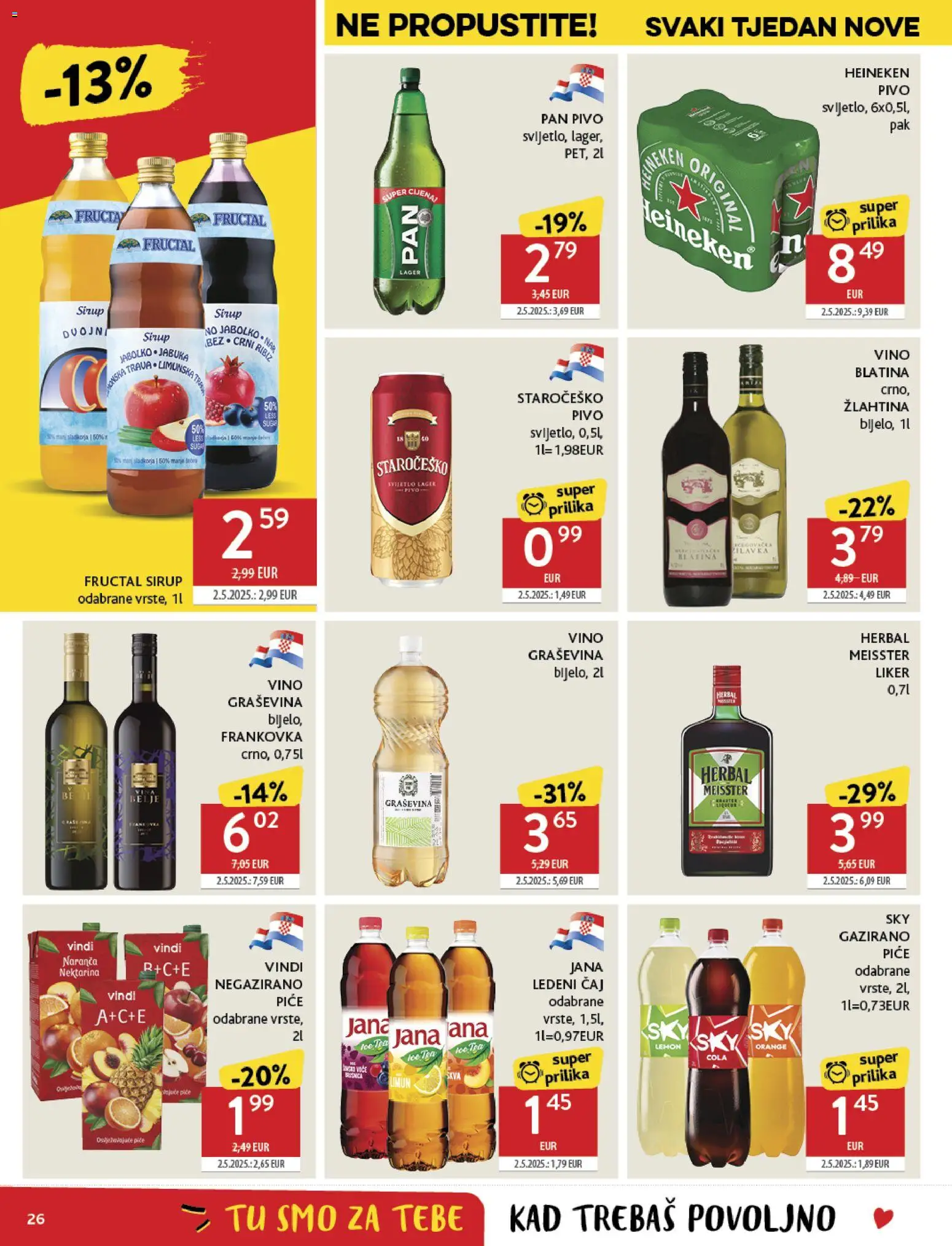 Konzum katalog | vrijedi od 07.01.2026 | Stranica: 26 | Proizvodi: Pivo, Liker, Pan, Jabuka