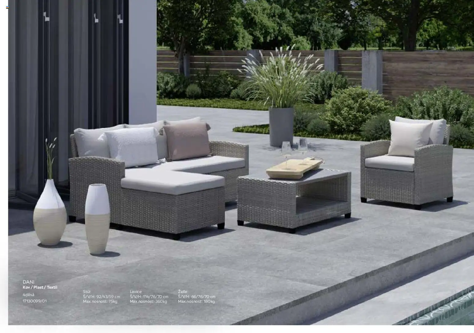 Möbelix leták - Zahradní nábytek od 01.03.2026 | Strana: 14 | Produkty: Stůl, Židle, Lavice