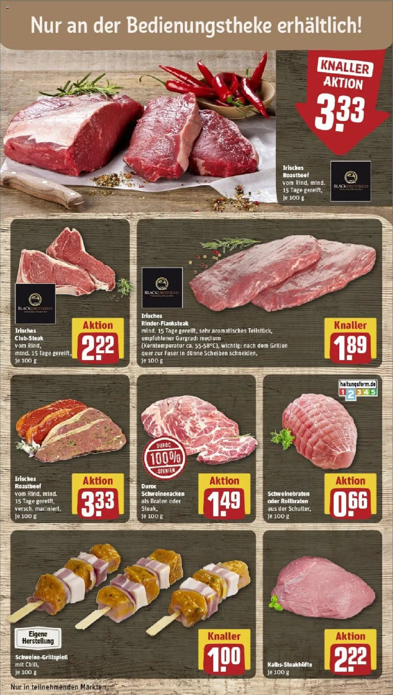 Rewe prospekt Dresden	 – gültig ab 07.09.2025 | Seite: 10 | Produkte: Schweinenacken, Roastbeef, Steak