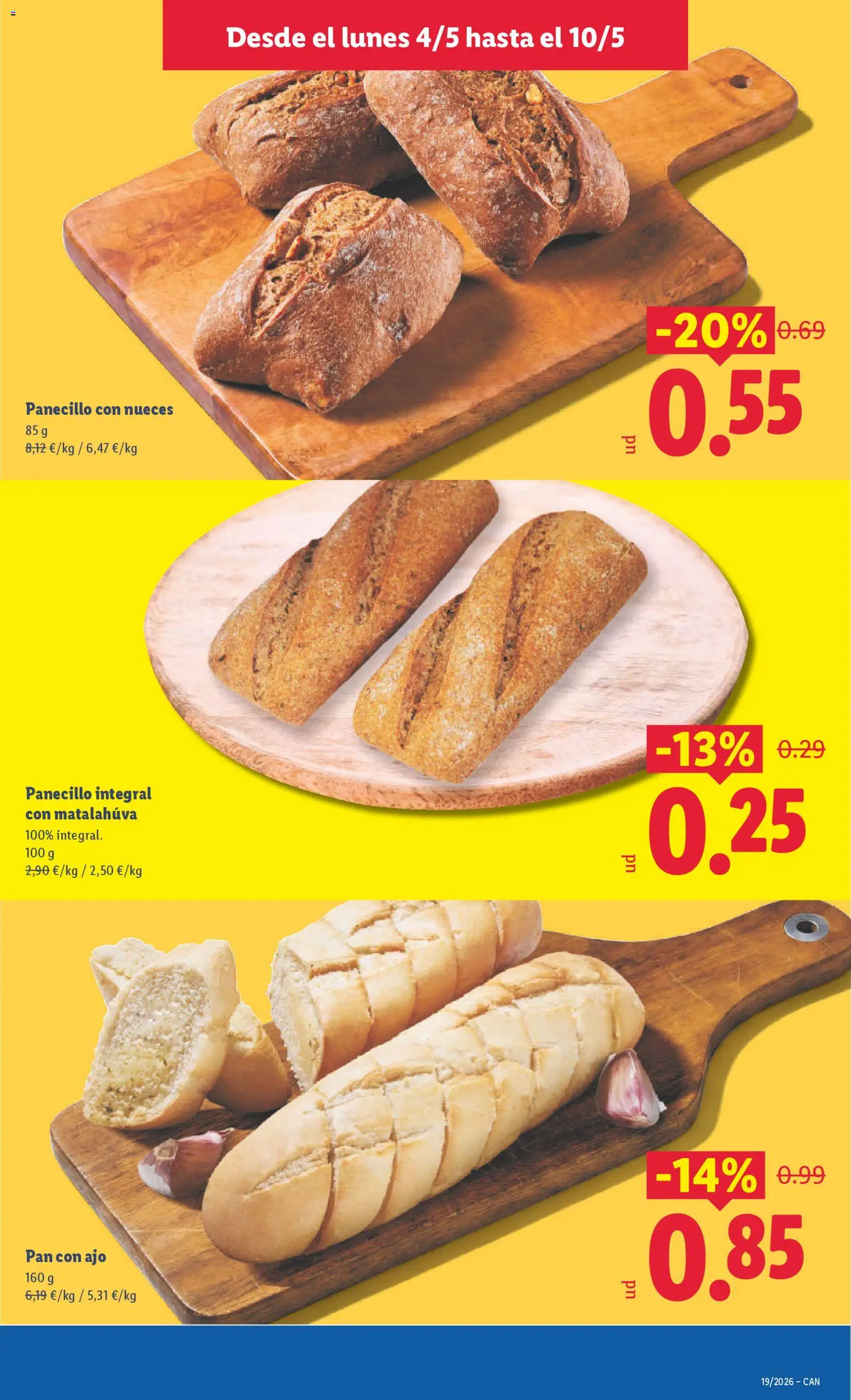 Lidl folleto │ válido desde el 04.05.2026 | Página: 5 | Productos: Pan