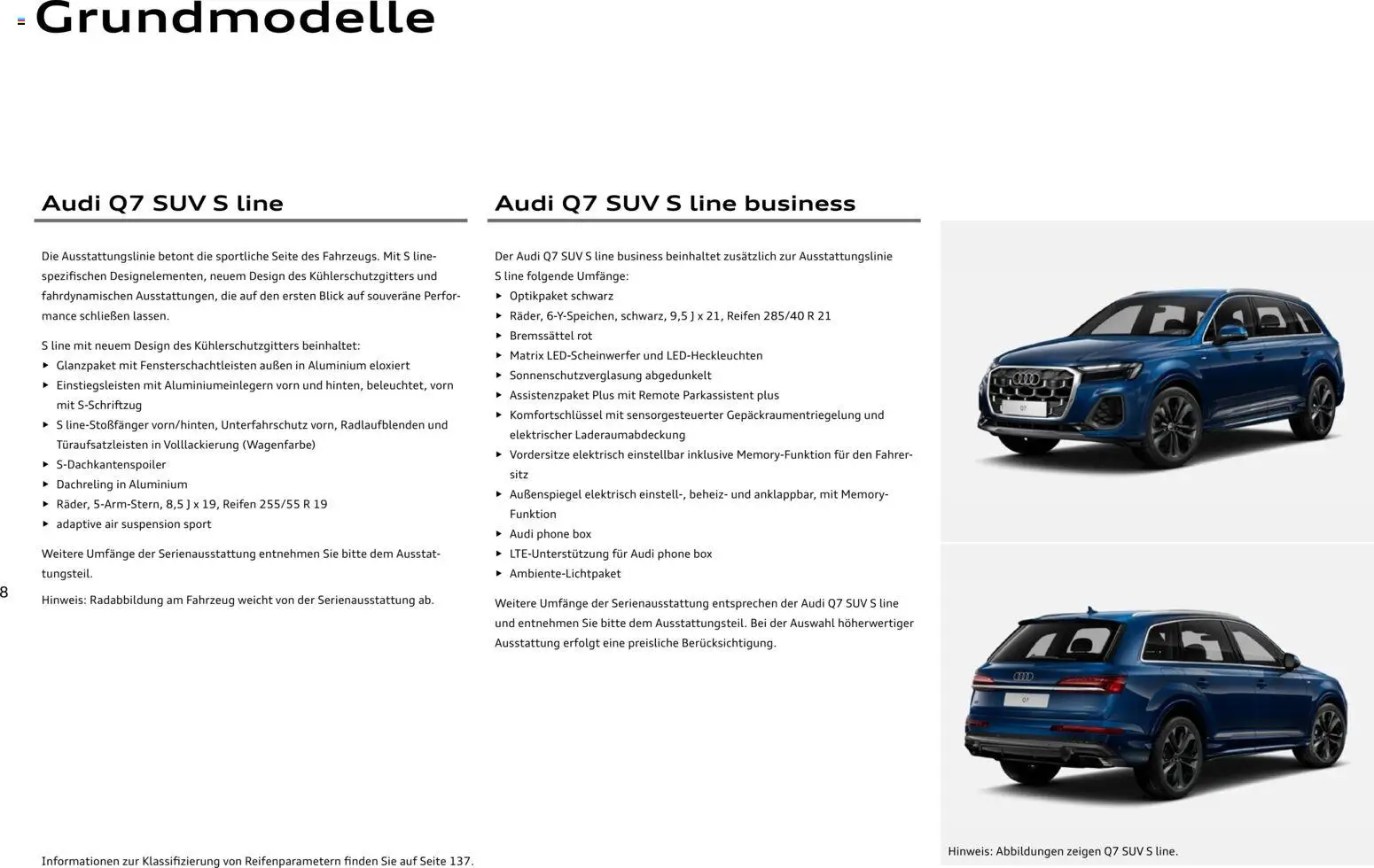 Audi Q7 – gültig ab 28.10.2025 | Seite: 8 | Produkte: Box