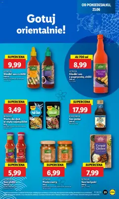 Lidl Gazetka od 23.06.2025 | Strona: 25 | Produkty: Sos teriyaki, Curry, Makaron, Sos