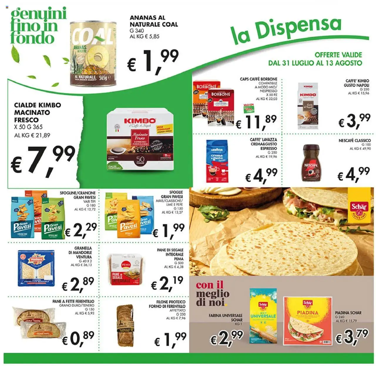 Volantino Coal del 31.07.2025 | Pagina: 20 | Prodotti: Crema, Pane, Lime, Forno
