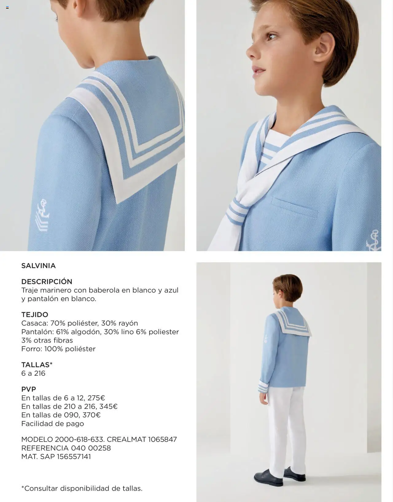 El Corte Inglés Comuniones 2025 │ válido desde el 22.11.2024 | Página: 18 | Productos: Traje