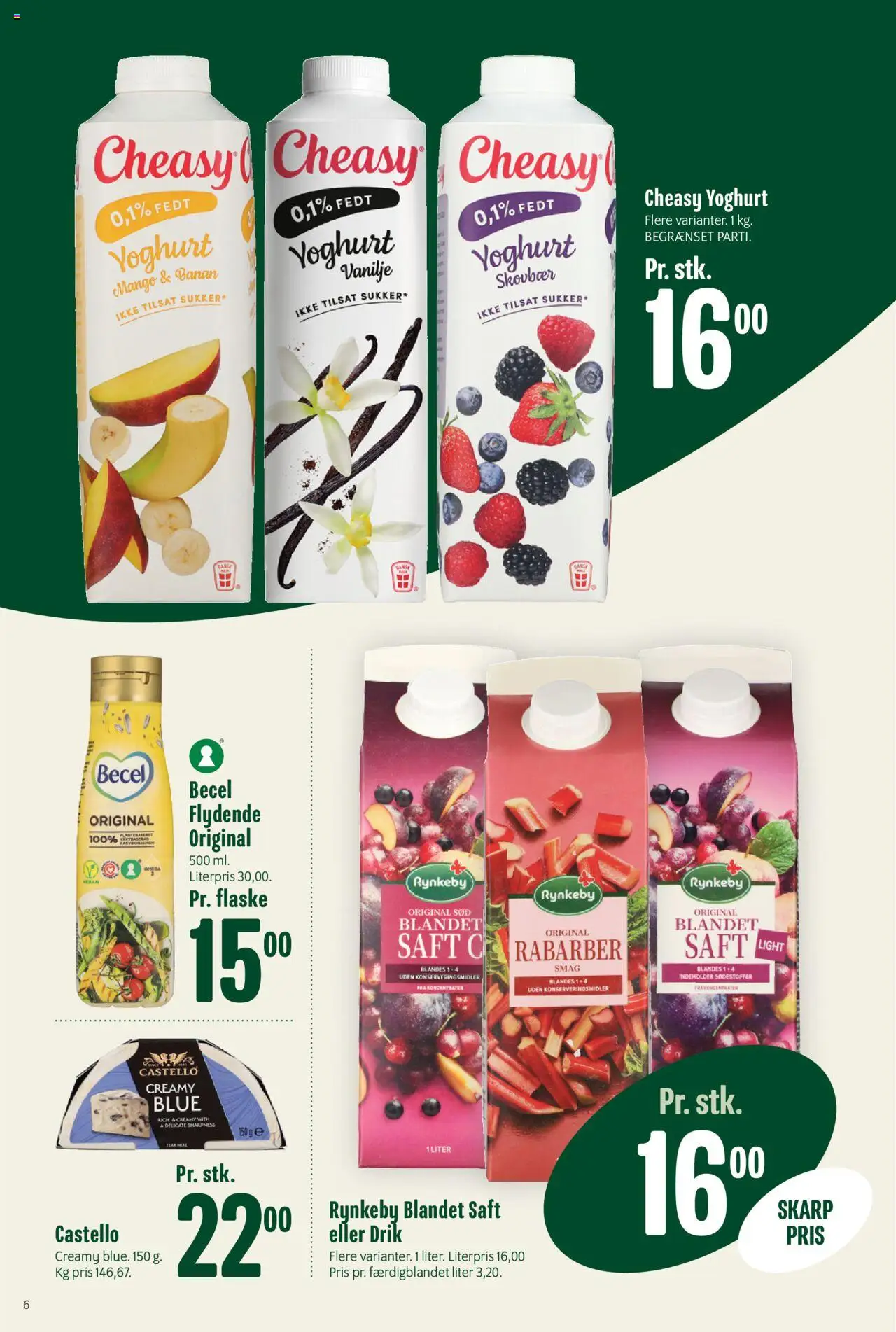 Min Købmand Tilbudsavis gyldig fra 04.07.2025 | Side: 6 | Produkter: Mango, Yoghurt, Juice, Vanilje