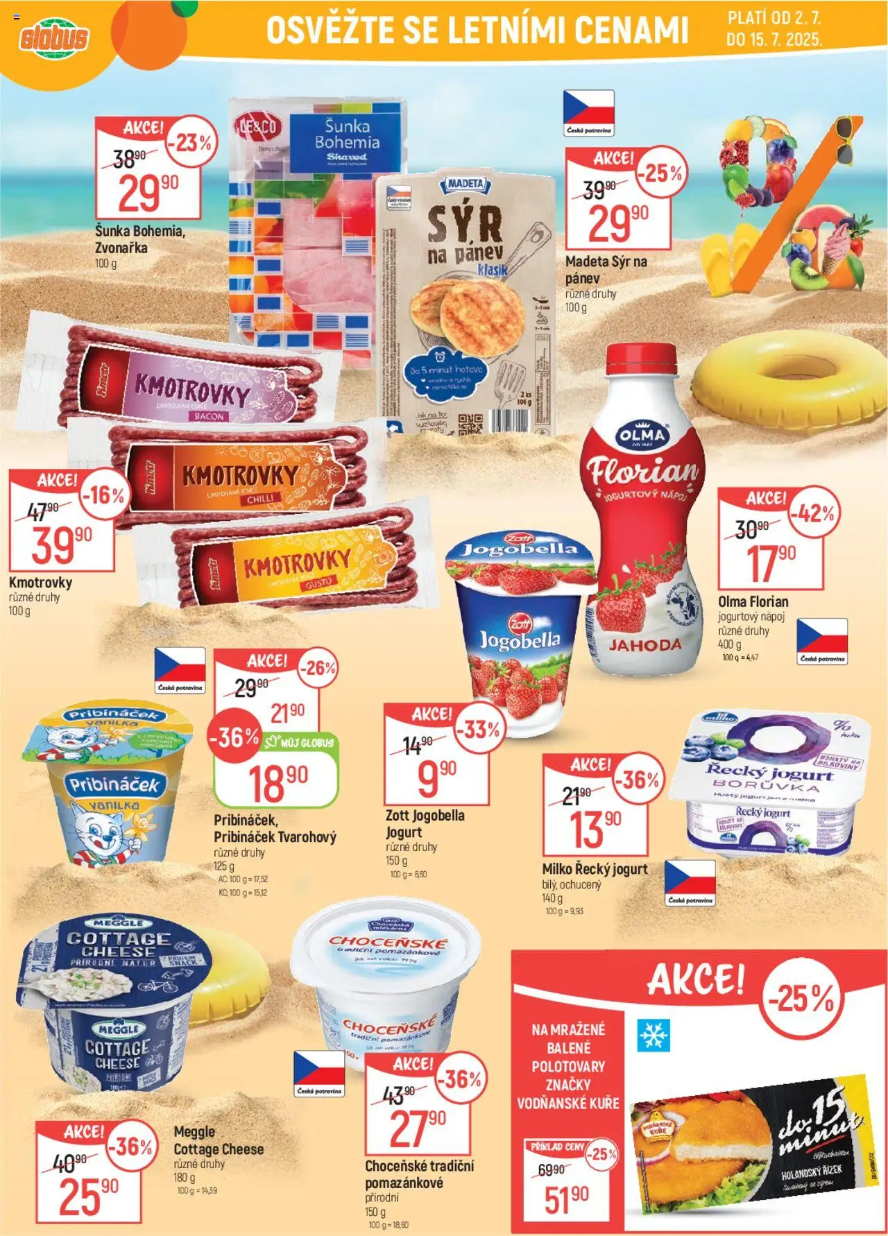 Globus leták od 02.07.2025 | Strana: 10 | Produkty: Globus, Sýr, Cottage cheese, Cottage