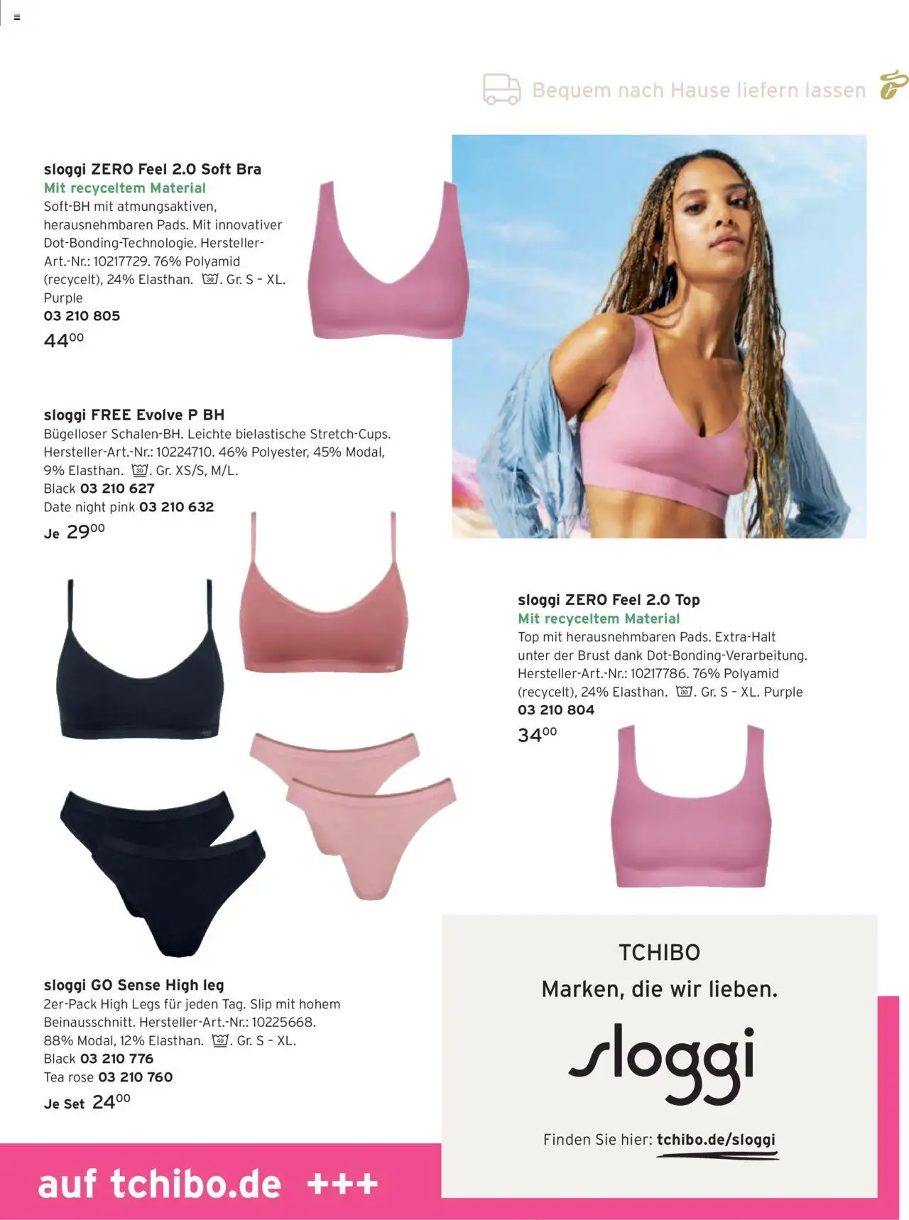 Katalog Tchibo Herbst – gültig ab 15.09.2025 | Seite: 115 | Produkte: Top, BH, Slip