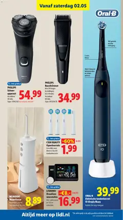 Lidl folder week 18 - Voorbeeld van een folder van Lidl, geldig van 27.04.2026 | Pagina: 40 | Producten: Tandenborstel, Weerstation, Batterij, Festék