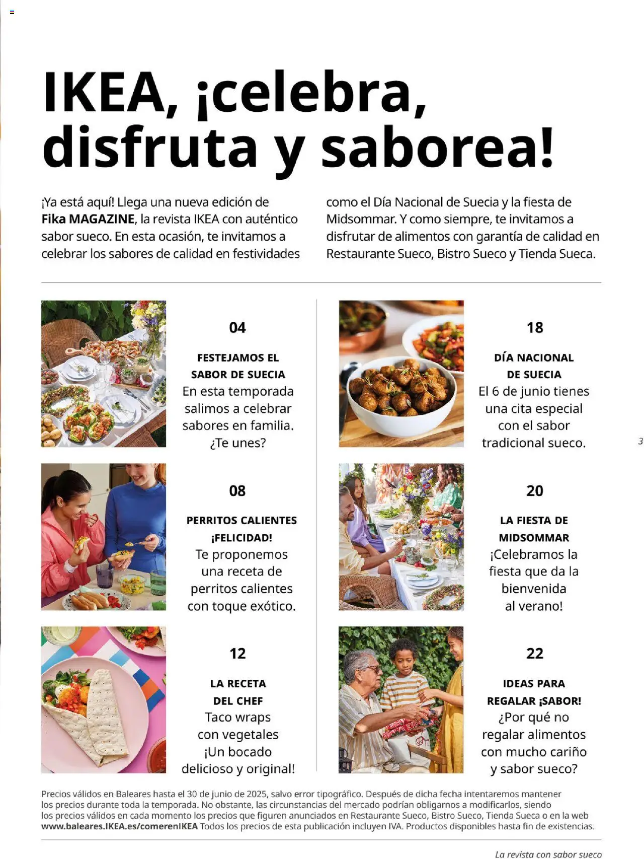 Catálogo IKEA Fika │ válido desde el 01.04.2025 | Página: 3 | Productos: Té, Κούβα