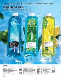 Noul catalog Avon – valabil de la 01.09.2025 | Pagină: 194 | Produse: Body, Grepfrut, Apă, Lămâie