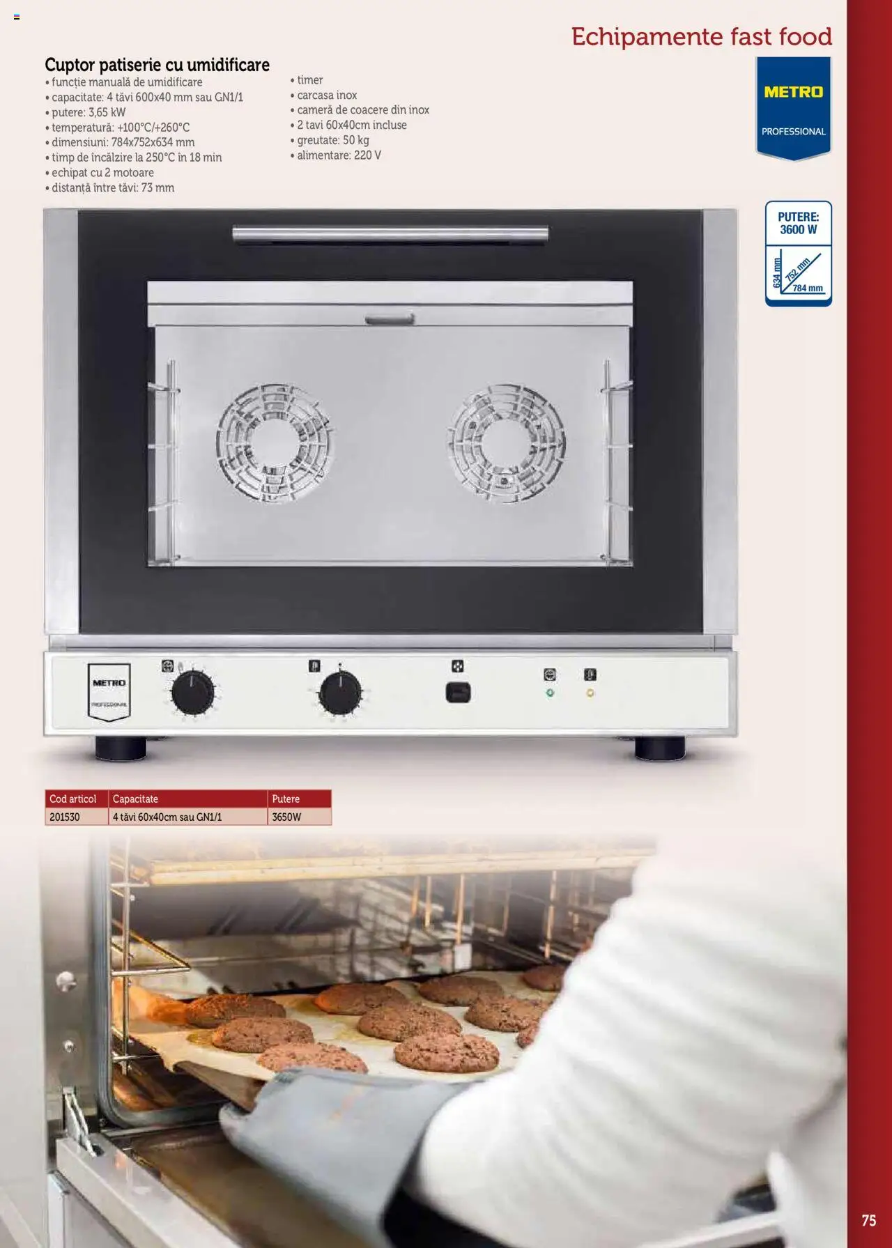 Noul catalog Metro – valabil de la 17.09.2025 | Pagină: 75 | Produse: Cameră, Carcasă, Cuptor