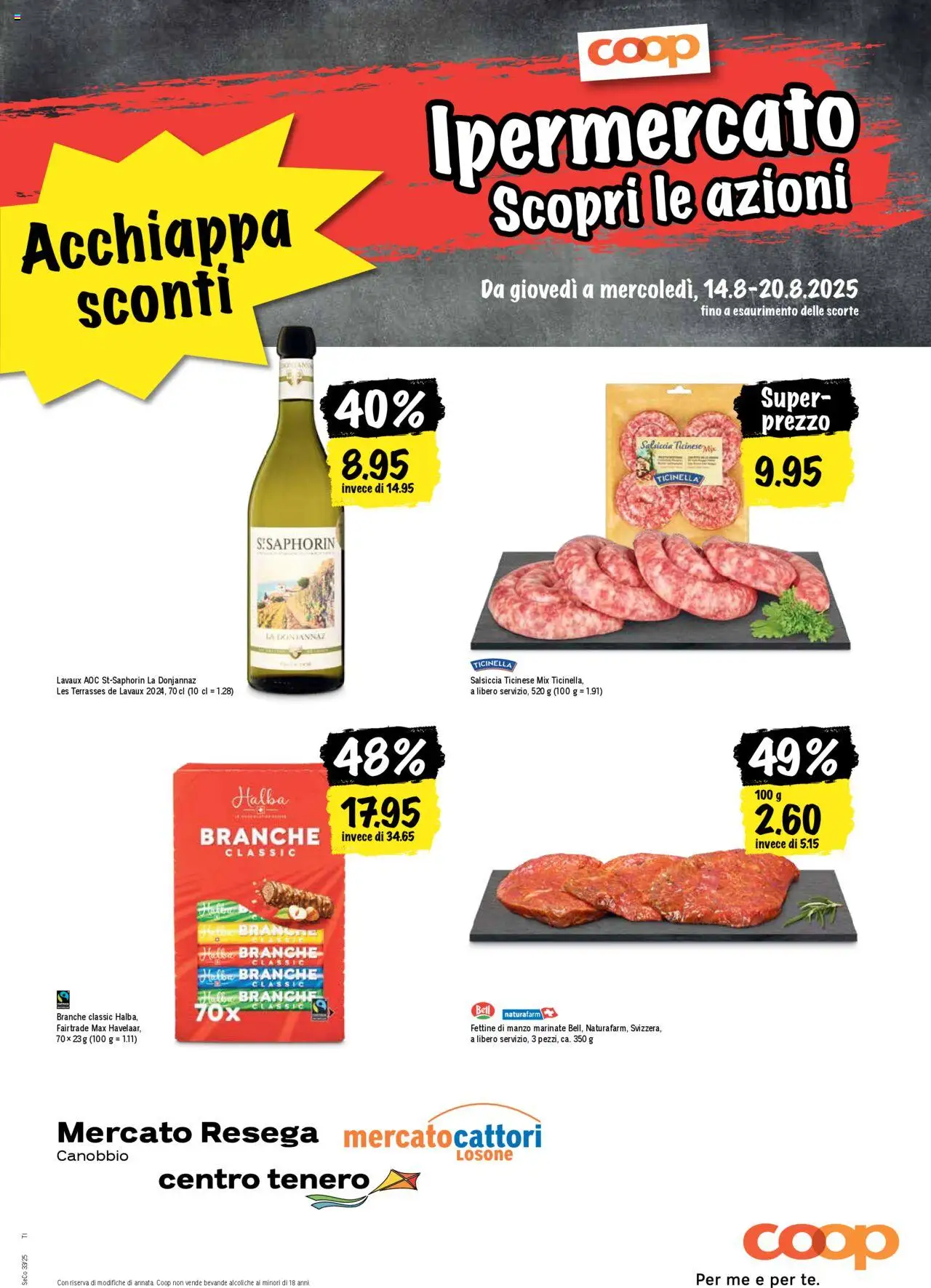 Coop - Una settimana di azioni ab 14.08.2025 | Seite: 21