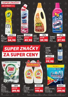 Náhled letáku JAR Tablety do myčky, různé druhy, 54 kusů/65 kusů/85 kusů od 07.01.2026 | Strana: 44