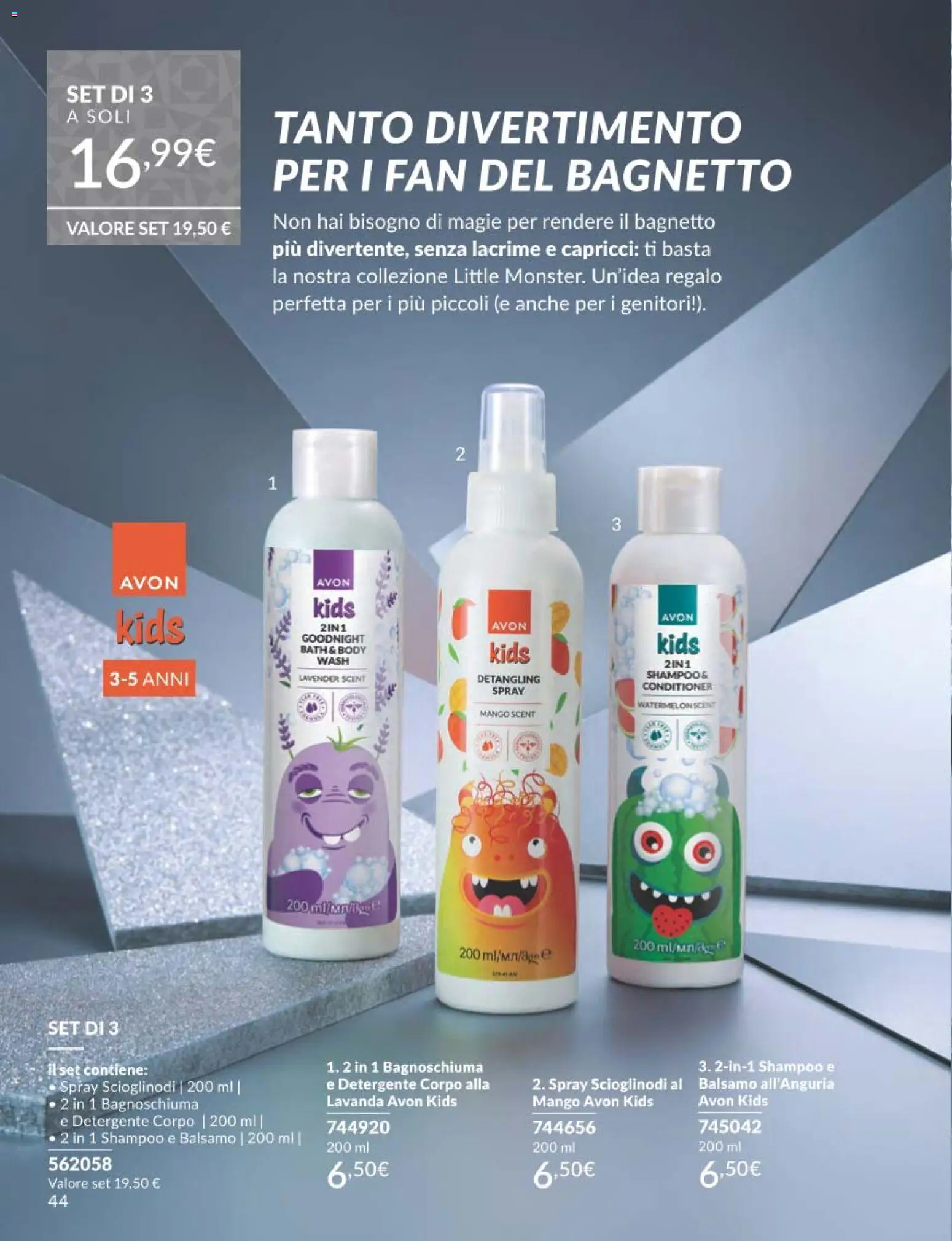 Volantino Avon del 01.12.2025 | Pagina: 44 | Prodotti: Balsamo, Bagnoschiuma, Detergente, Lavanda